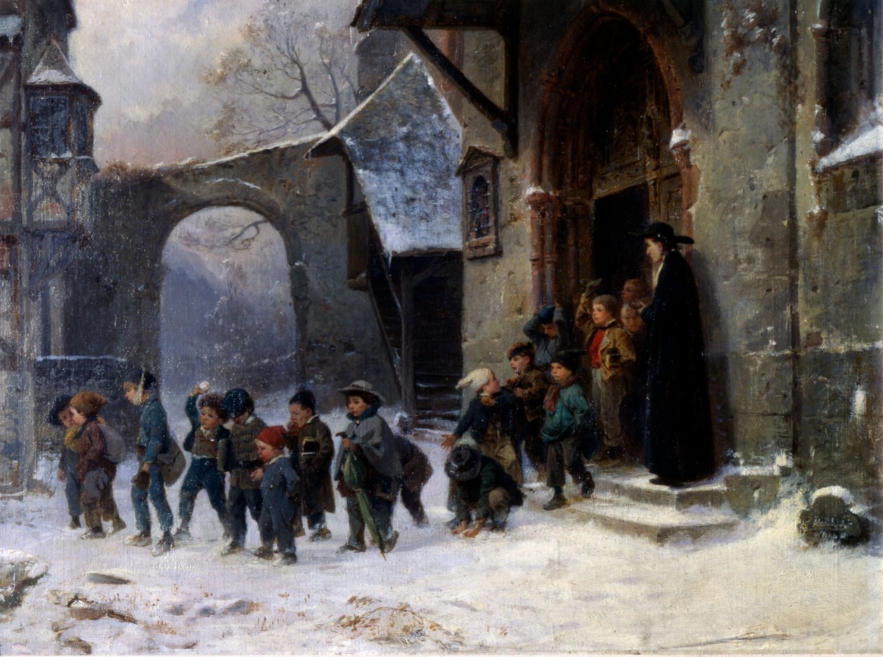 Børn, der forlader skolen af Marc Louis Benjamin Vautier
