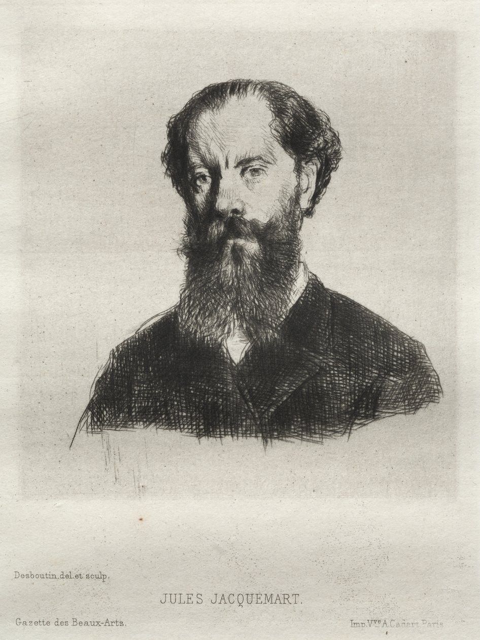 Jules Jacquemart, 1876. af Marcellin Gilbert Desboutin