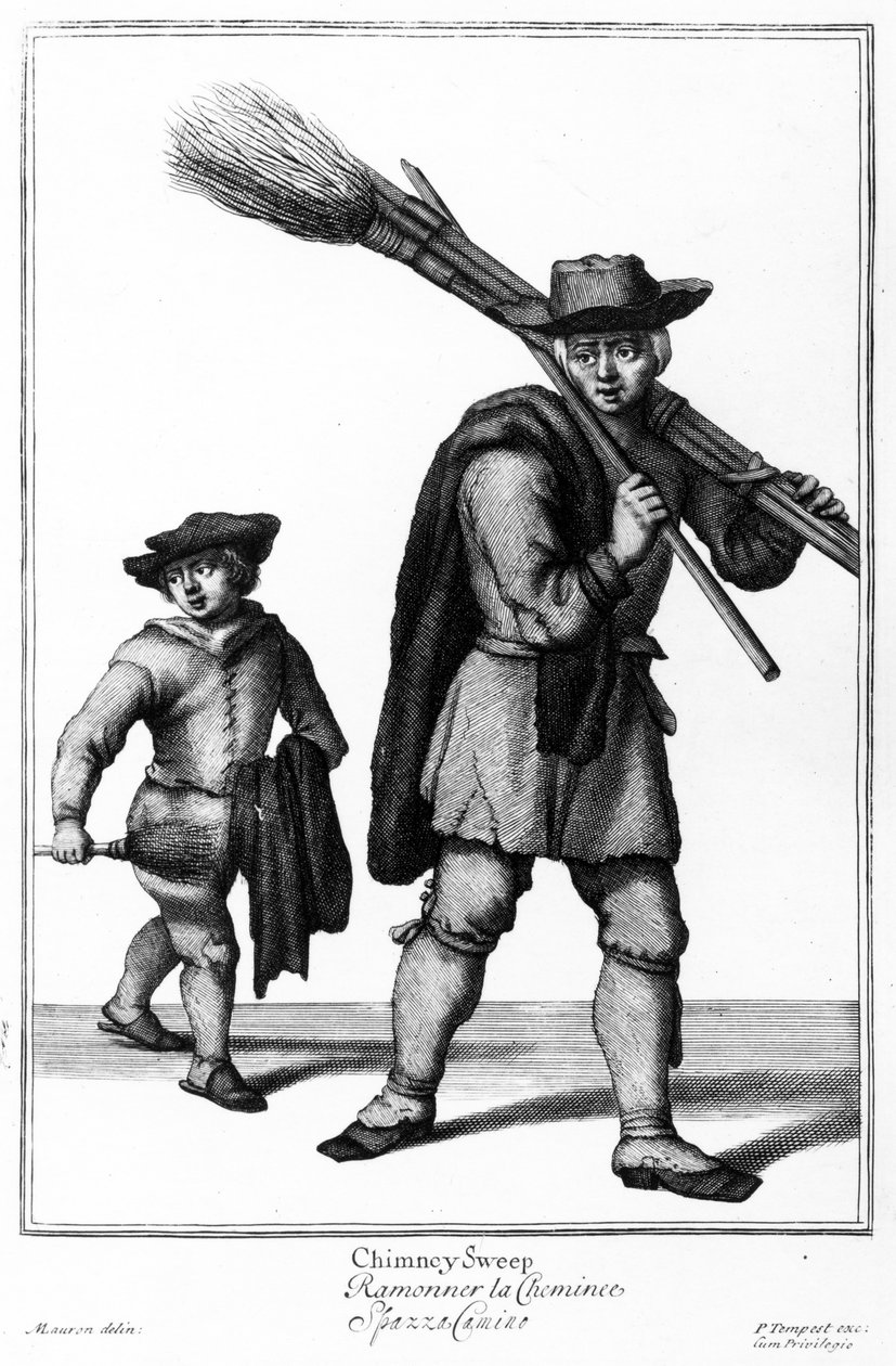 Skorstensfejer, illustration fra 