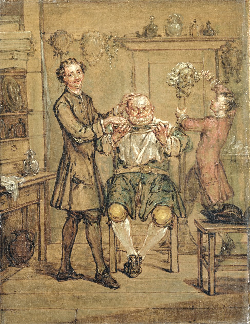 Barberen, ca. 1760-69 af Marcellus the Younger Laroon