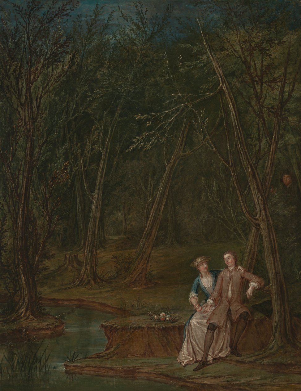 Elskere i en lysning af Marcellus Laroon the Younger