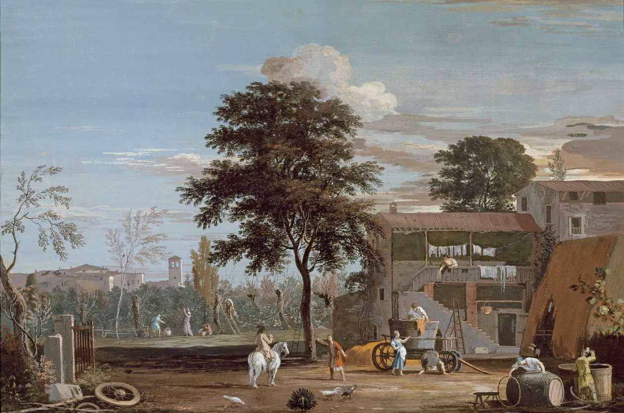 En gård i Veneto af Marco Ricci