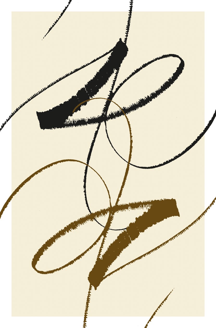 Dance, 2014 (blæk på papir) af Marco Campedelli