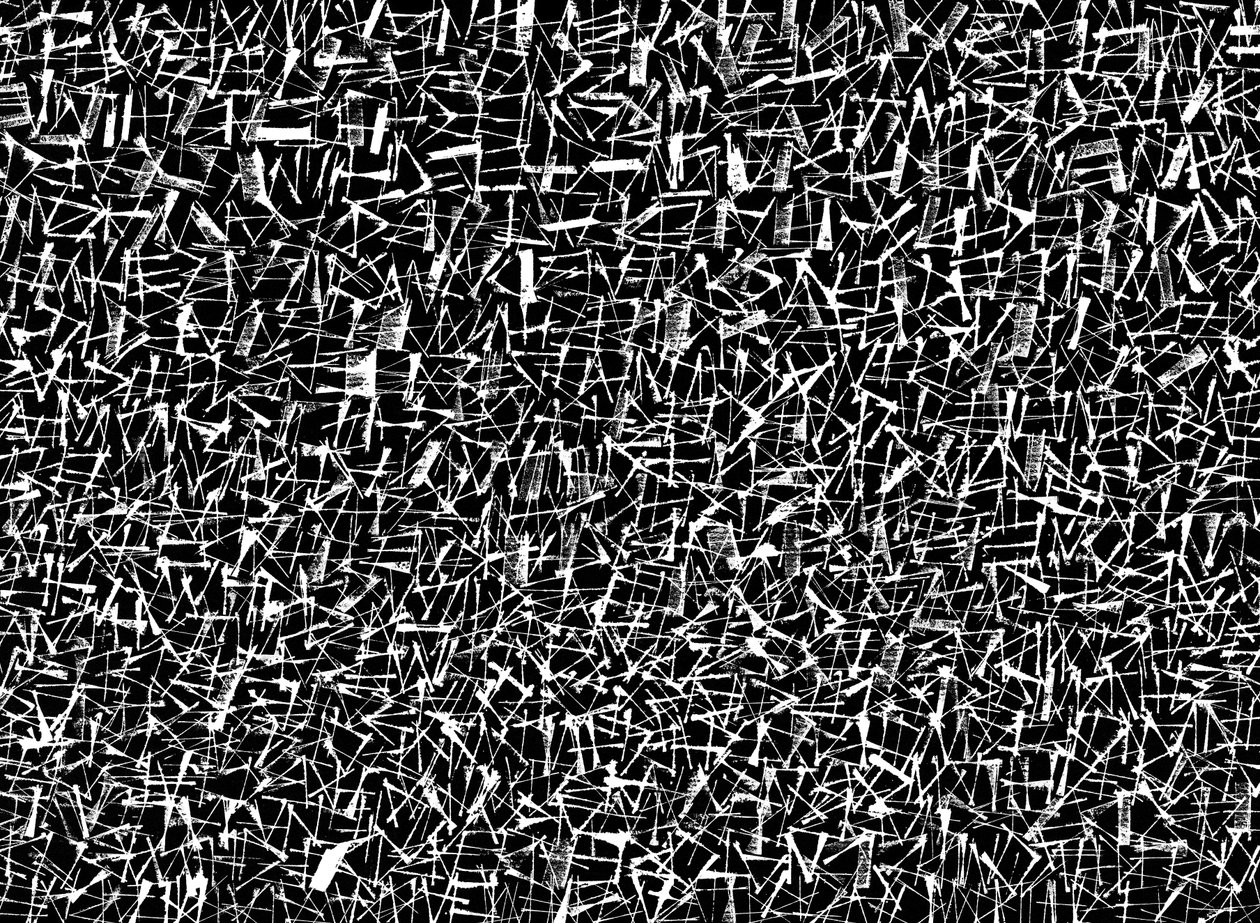 Texture, 2017 (blæk på ingres-papir) af Marco Campedelli