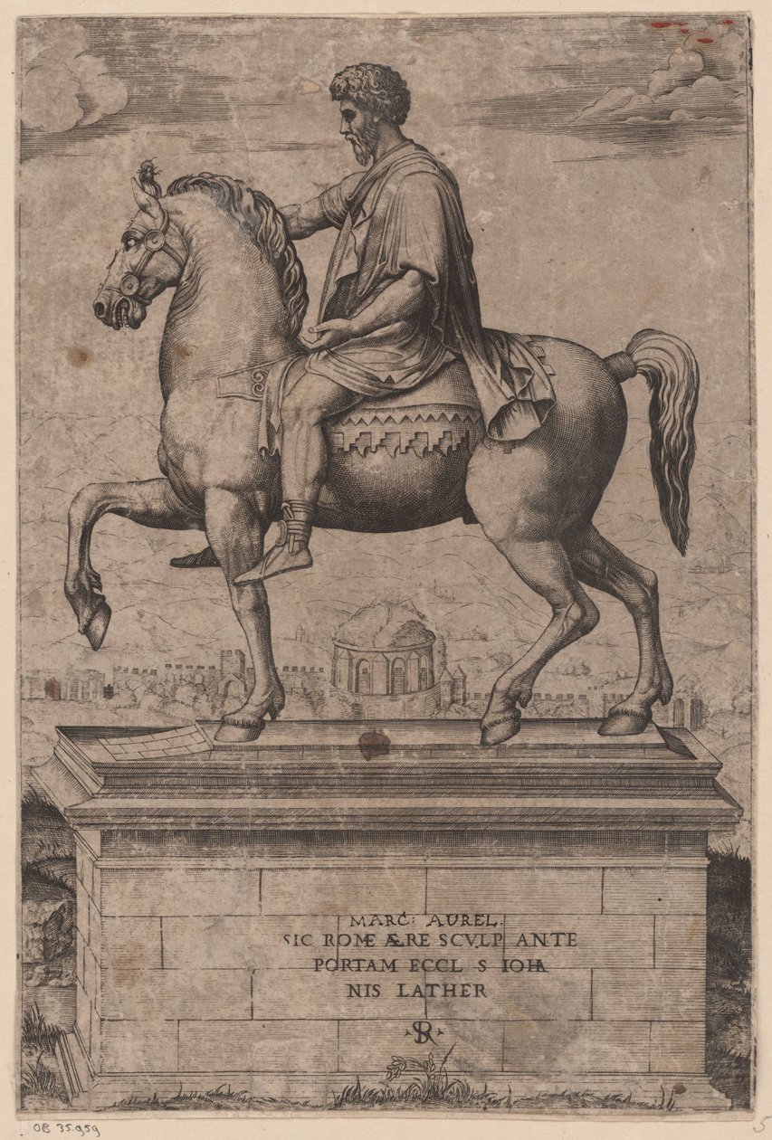 Rytterstatue af Marcus Aurelius af Marco Dente