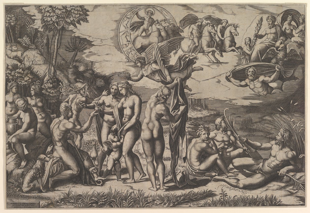Dommen i Paris, 1515-27. af Marco Dente