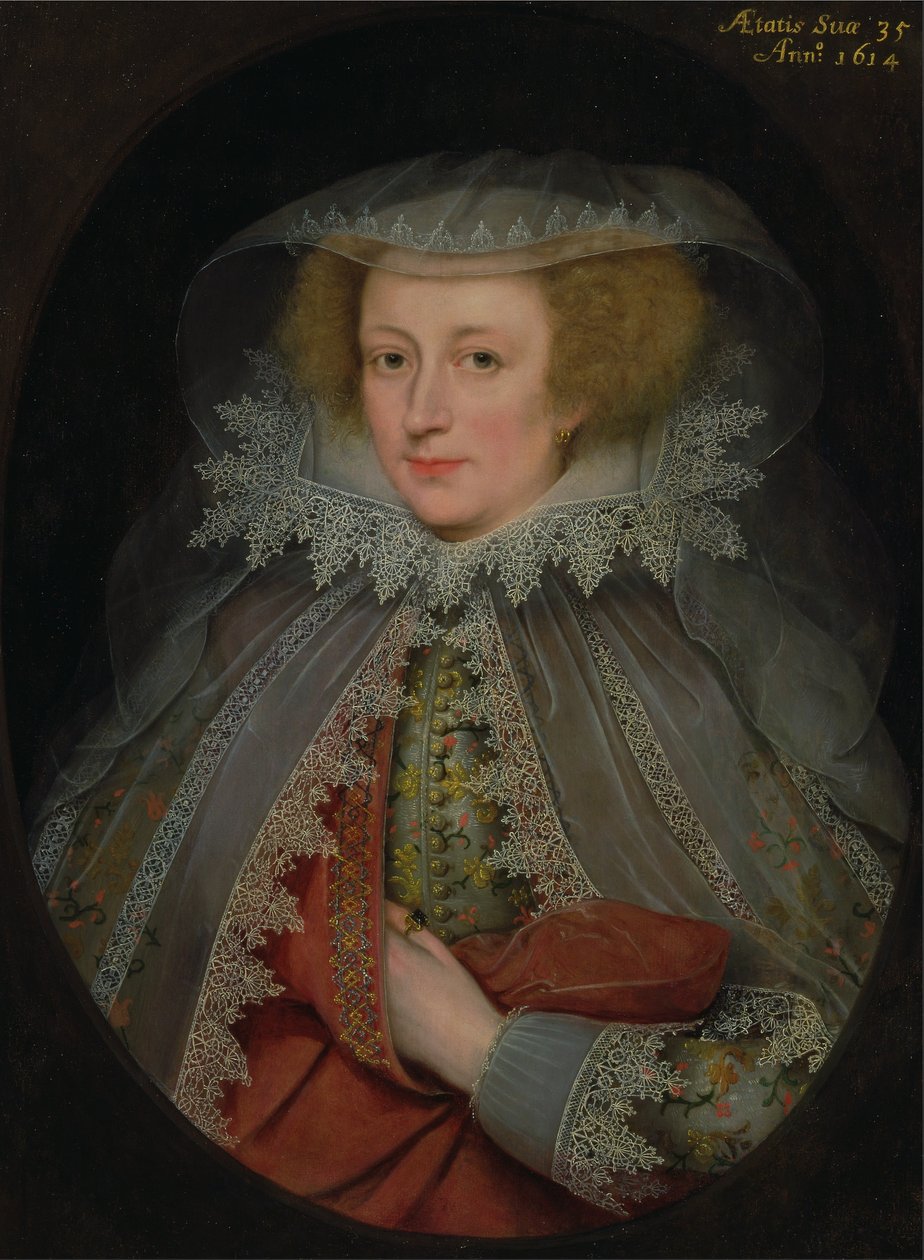 Catherine Killigrew, Lady Jermyn af Marcus Garret Gheeraerts the Younger