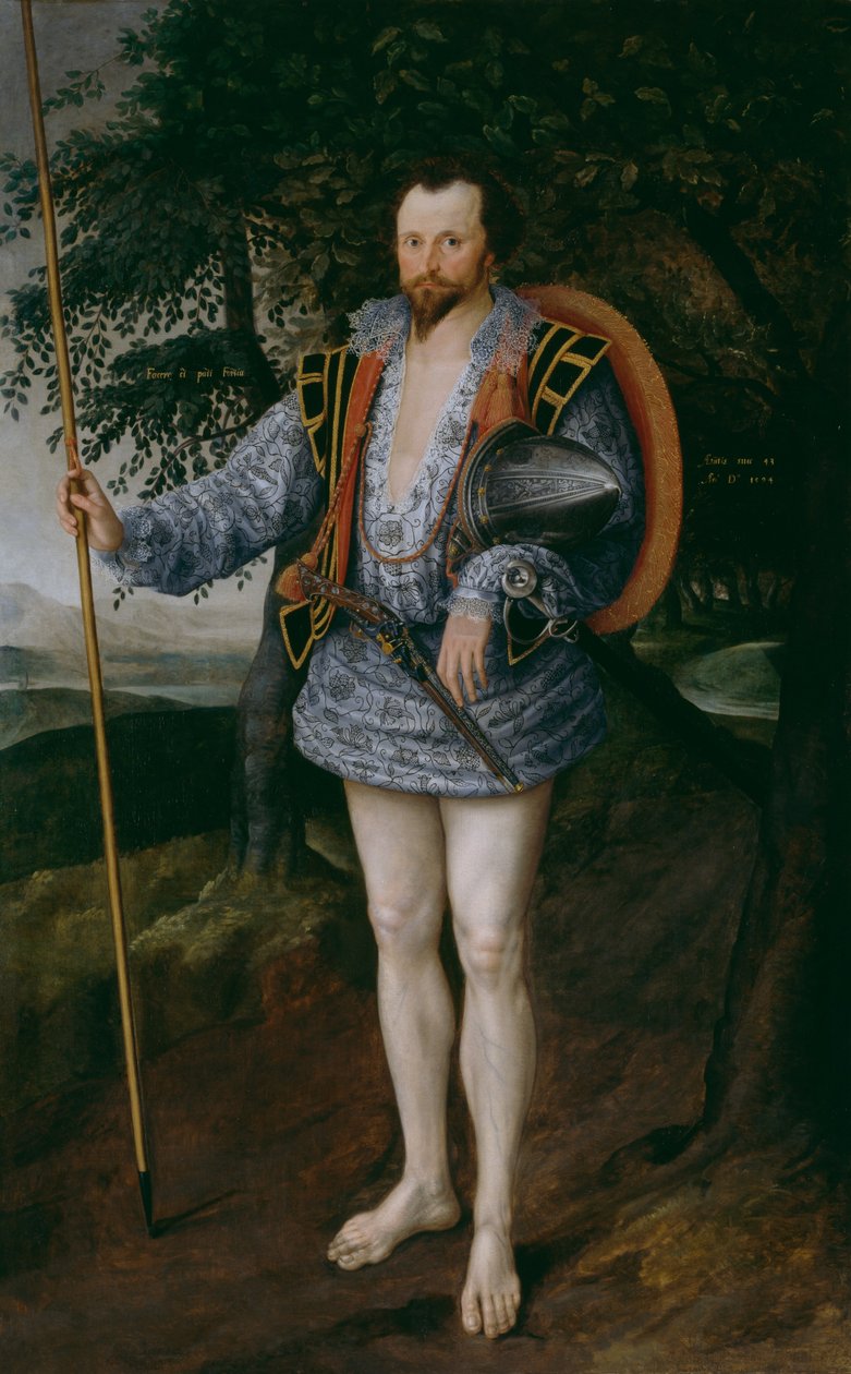 Portræt af kaptajn Thomas Lee af Marcus Garret Gheeraerts the Younger