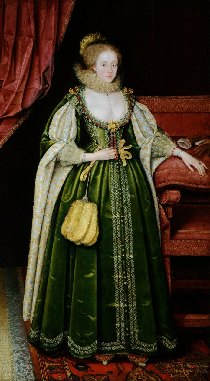 Portræt af en dame af Marcus Gheeraerts