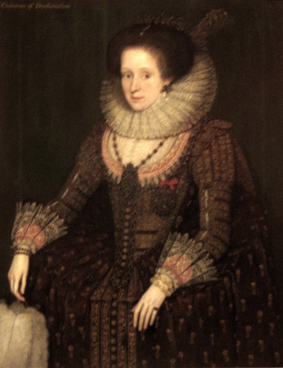 Margaret Hay, grevinde af Dunfermline af Marcus Gheeraerts the Younger
