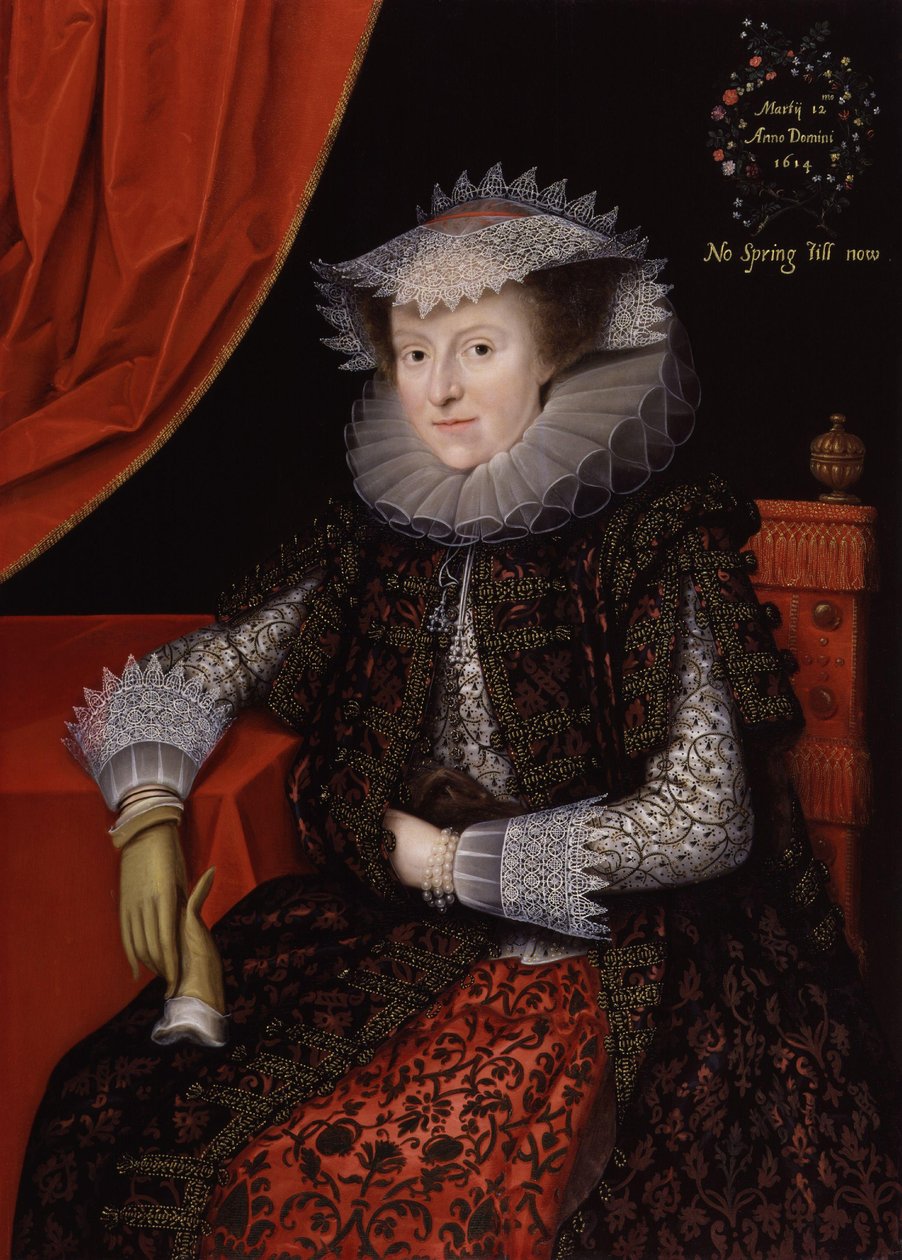 Mary, Lady Scudamore af Marcus Gheeraerts the Younger