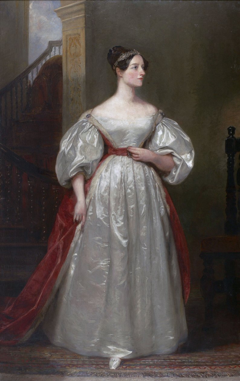 Portræt af Ada Lovelace (1815-1852) af Margaret Sarah Carpenter