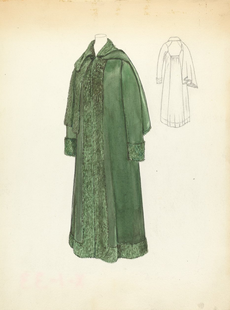 Kvindefrakke, 19351942. af Margaret Concha