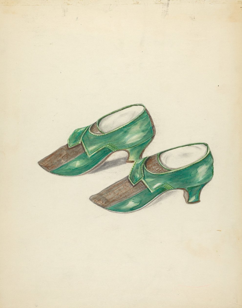Kvindesko, ca. 1940. af Margaret Concha