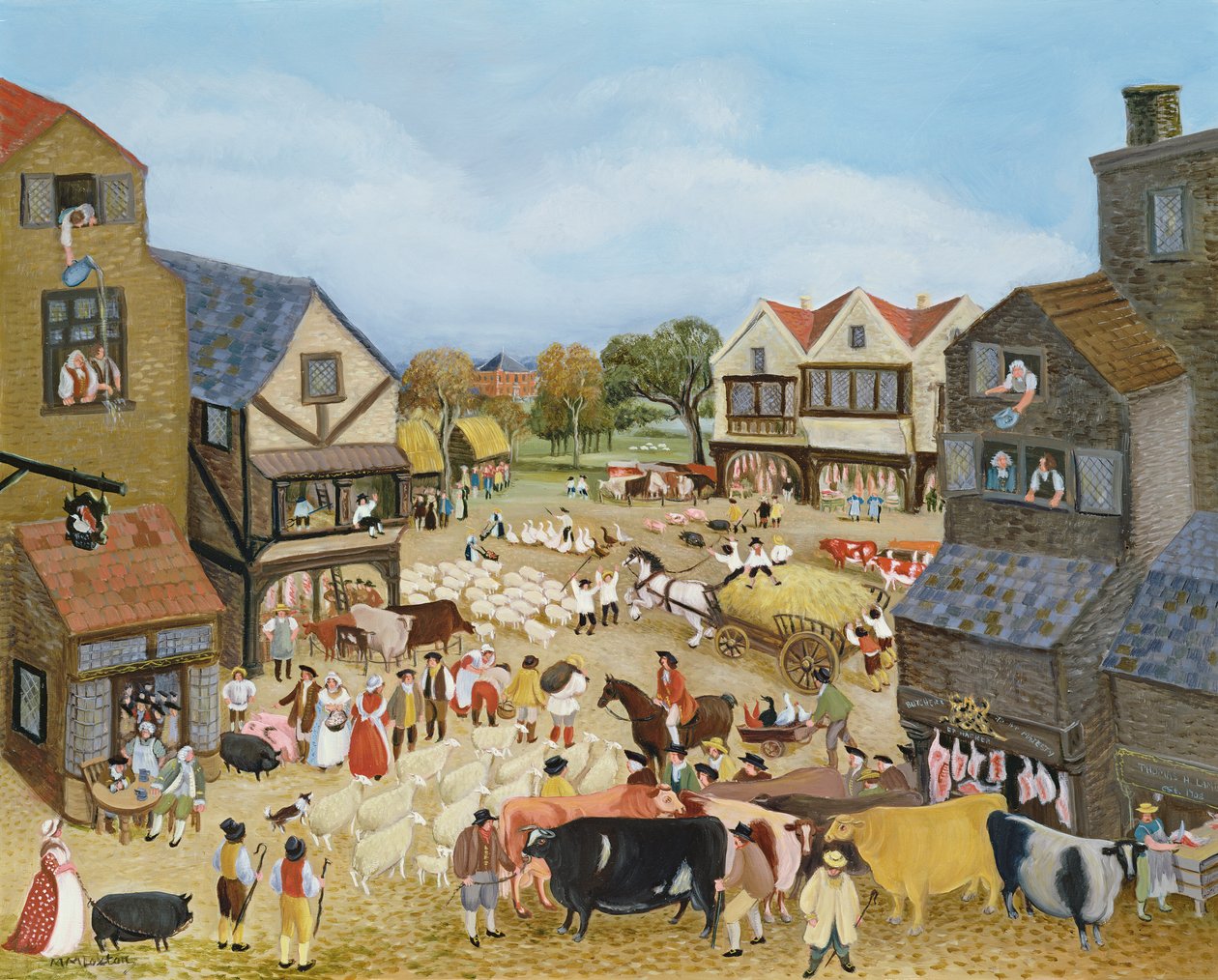 Markedsdag af Margaret Loxton