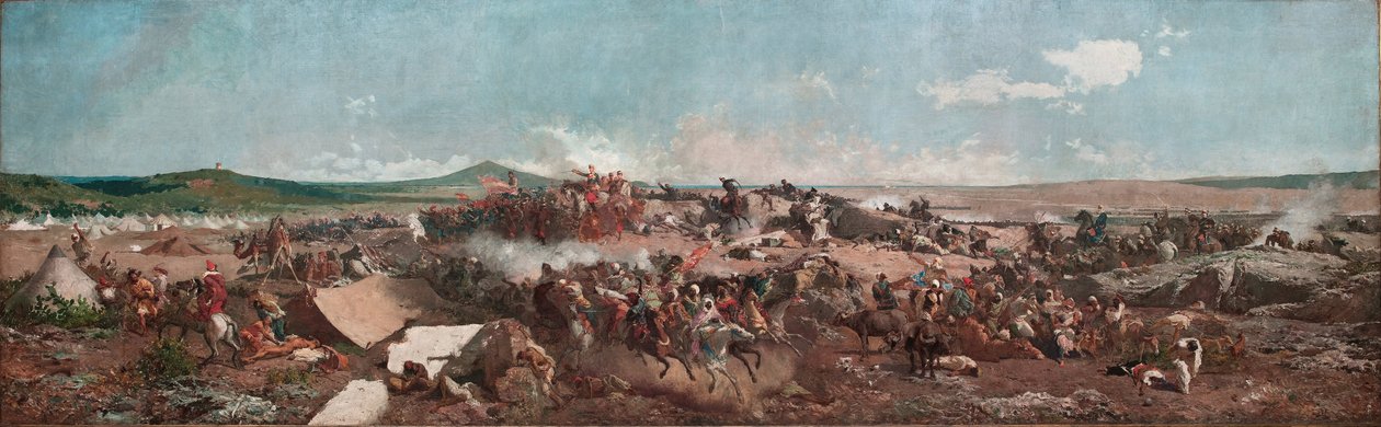 Slaget ved Tetuán af Marià Fortuny