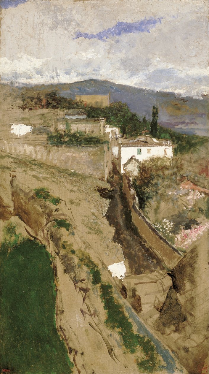 Granada Landskab af Marià Fortuny Marsal
