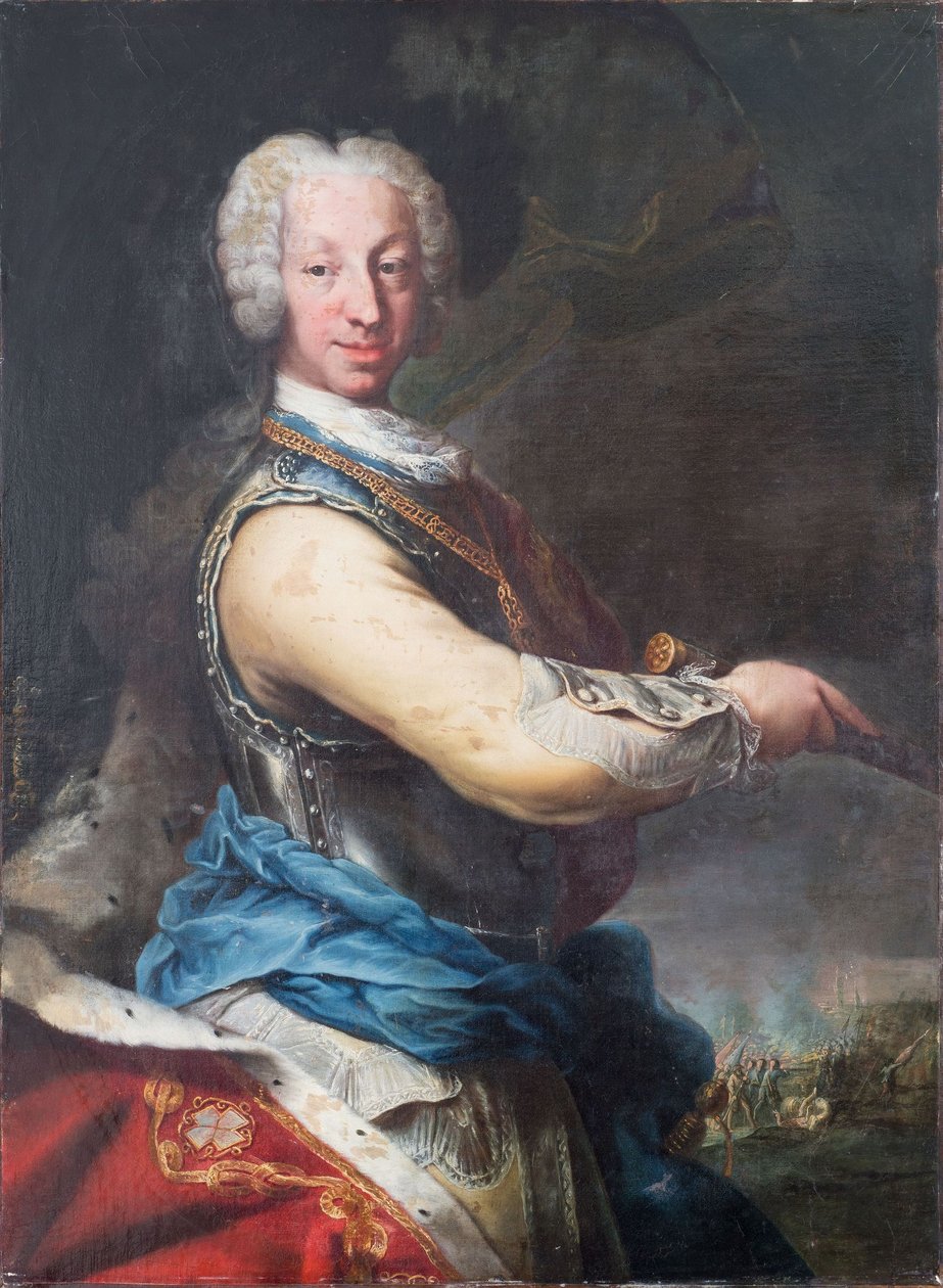 Portræt af Charles Emmanuel III af Maria Giovanna Clementi