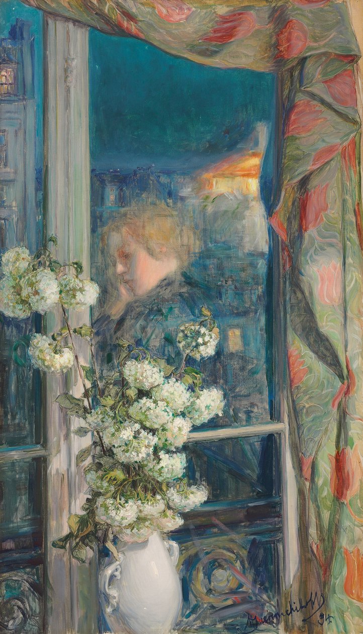 Refleksion af en intim verden, 1894 af Maria Iakunchikova