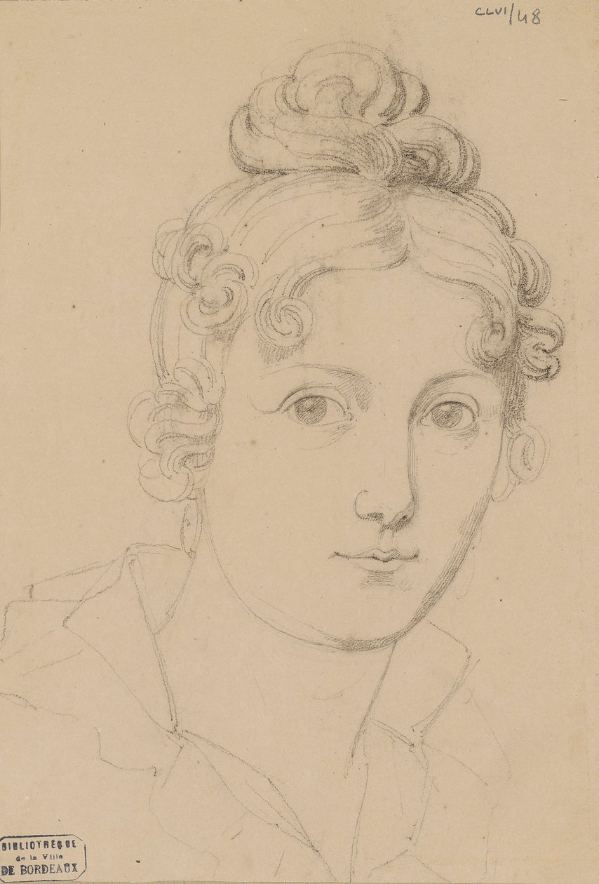Selvportræt, ca. 1830. af Maria del Rosario Weiss Zorrilla
