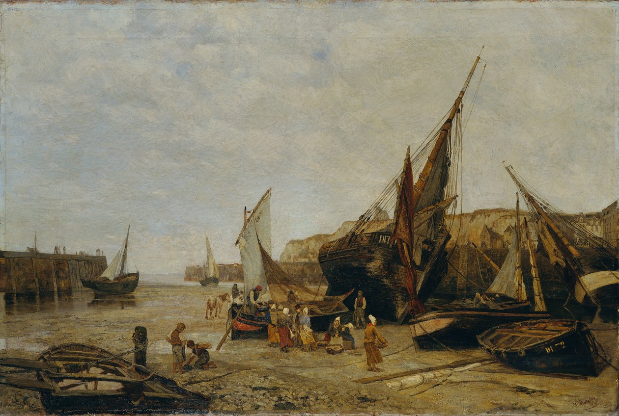 Havnen i Dieppe af Maria von Parmentier