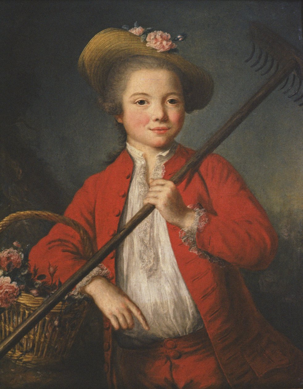 Portræt af Antoine Duplaa, 9 år af Marianne Loir