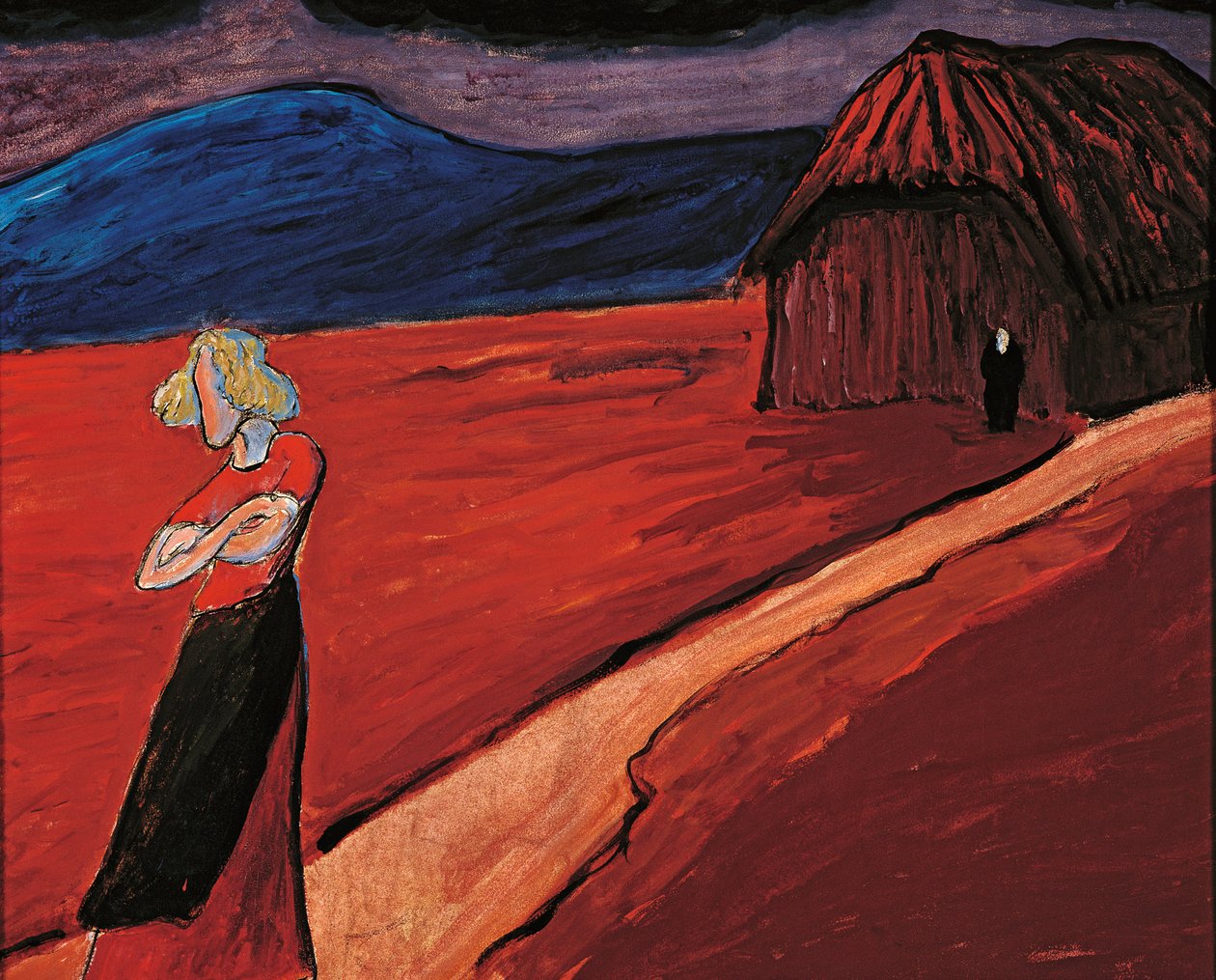 Tragisk stemning, 1910. af Marianne von Werefkin