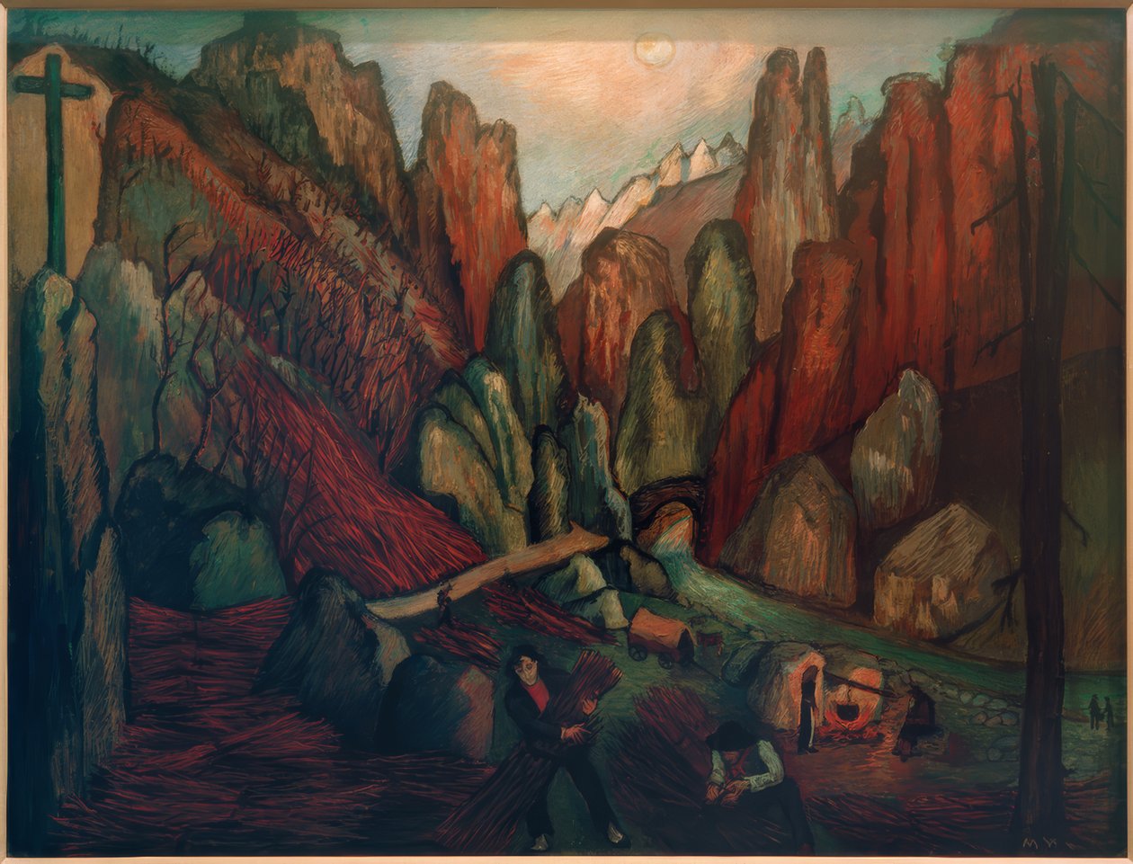 skovhugger af Marianne von Werefkin
