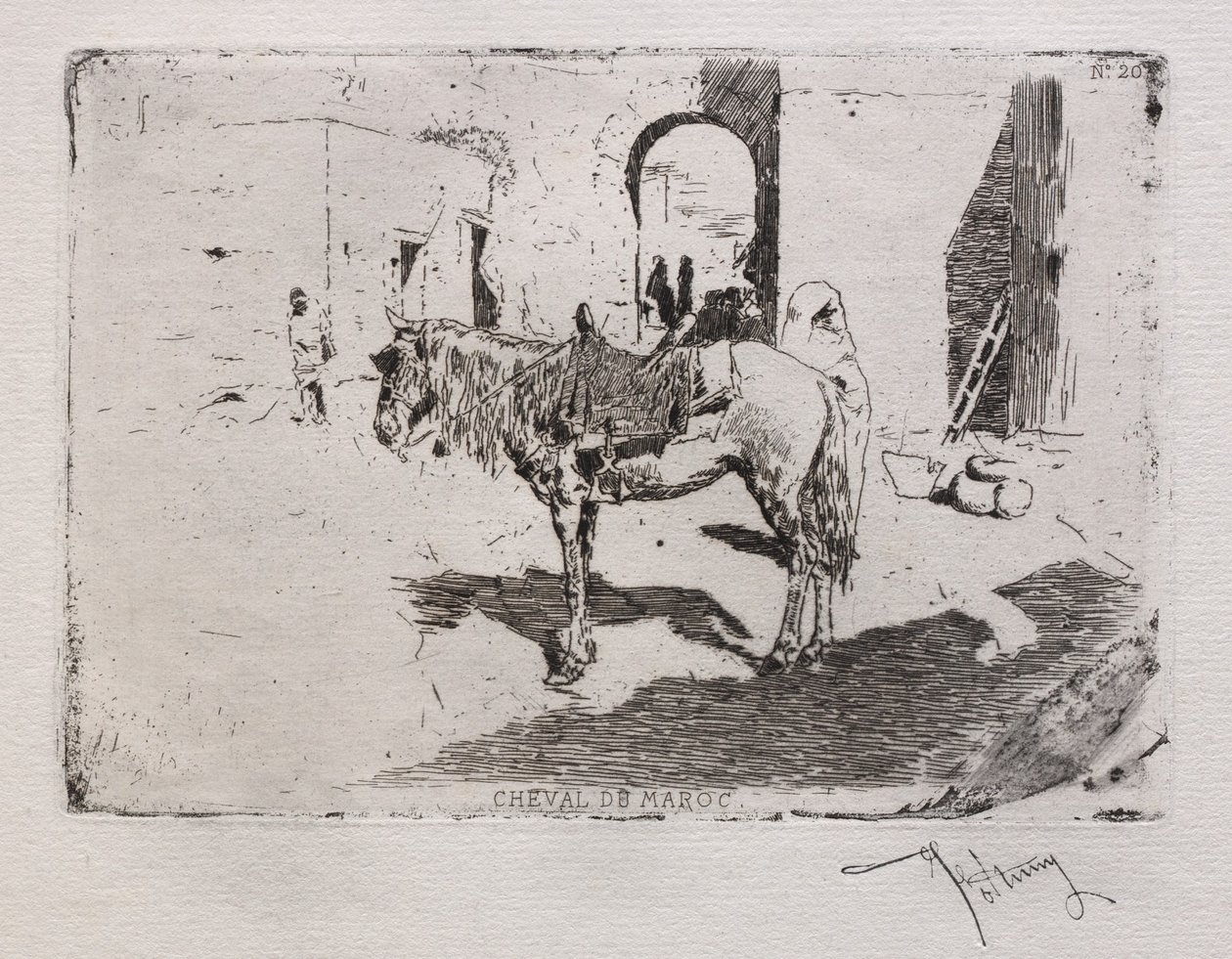 Hest af Marokko. af Mariano Fortuny y Carbó