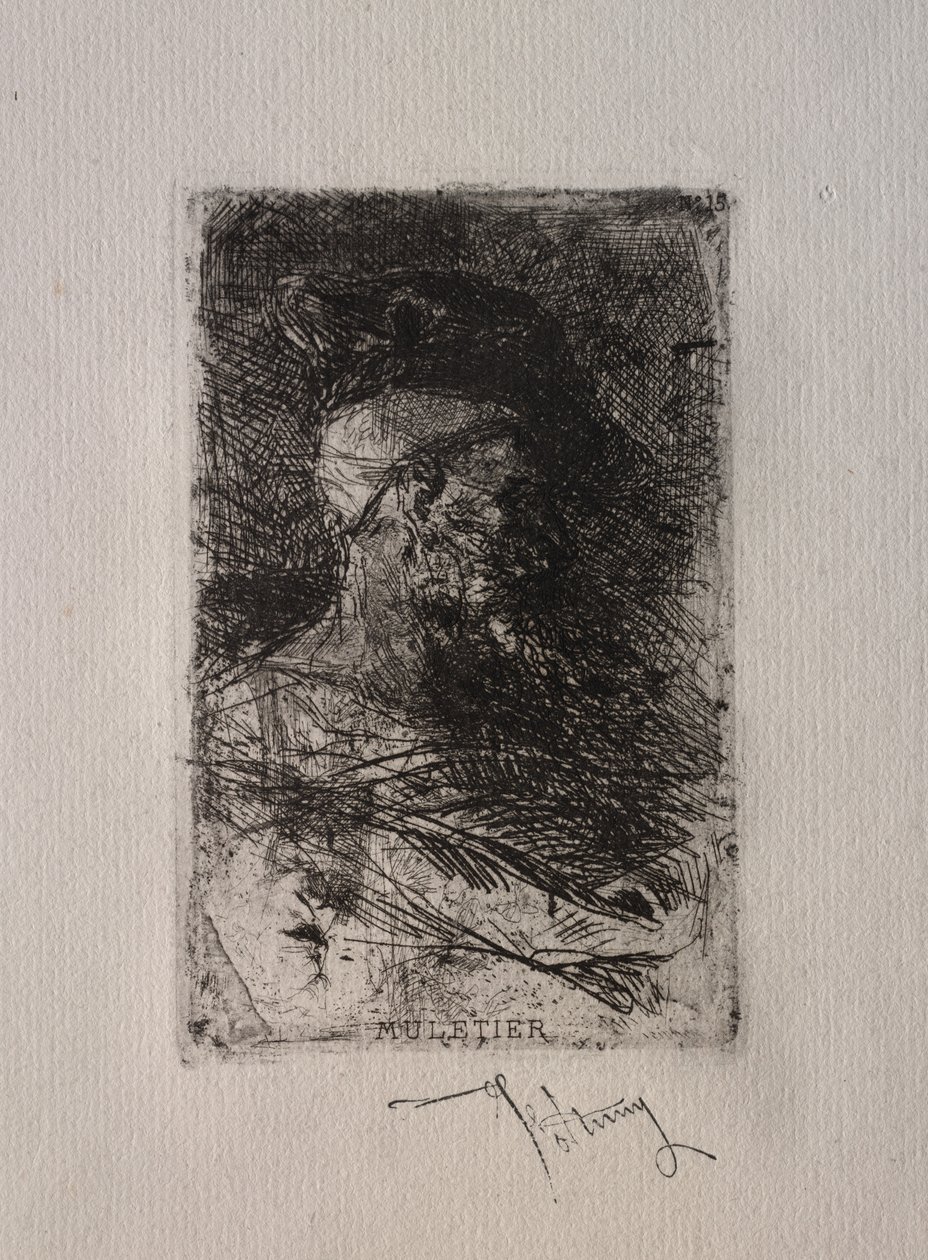 Muletier. af Mariano José María Bernardo Fortuny y Carbó