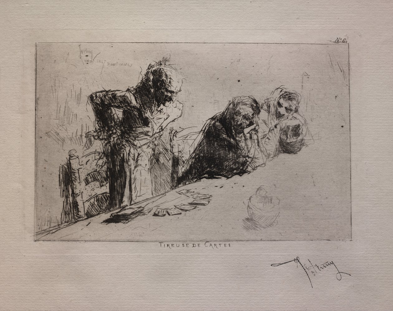 Kortskuffe, 1867. af Mariano José María Bernardo Fortuny y Carbó