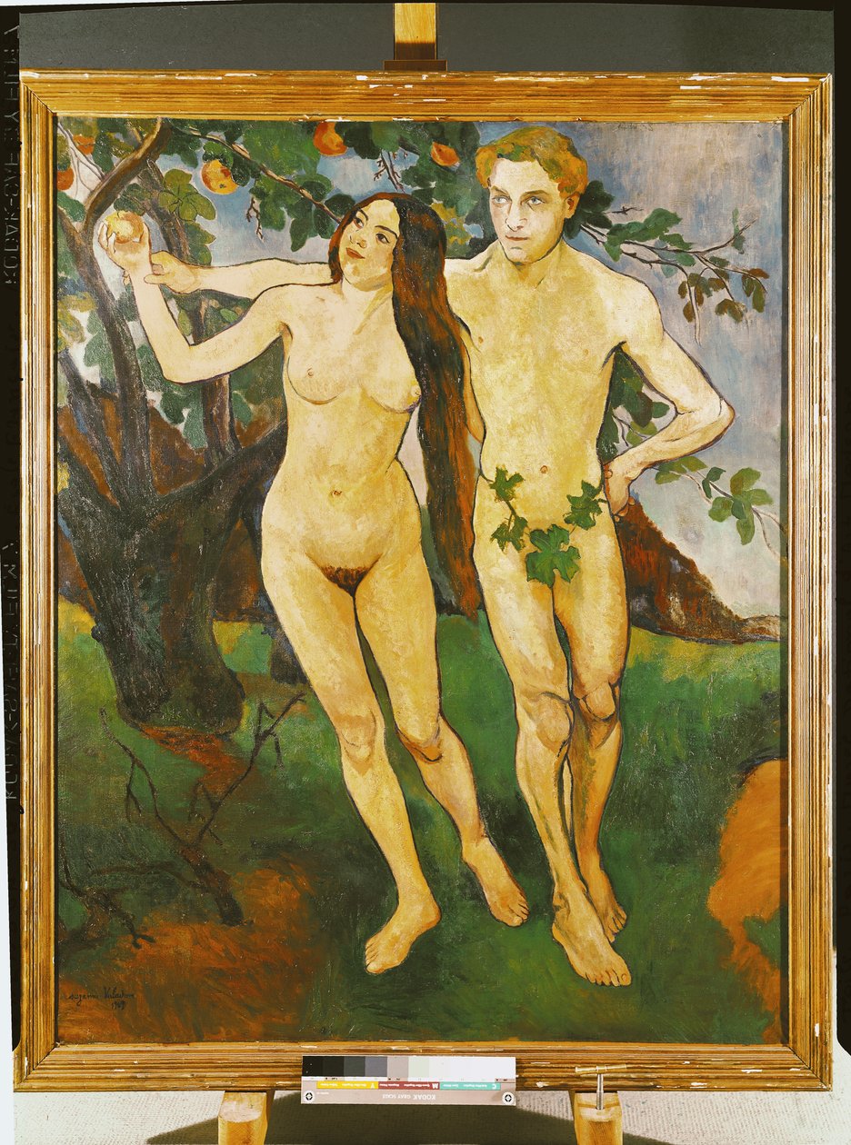 Adam og Eva, 1909 af Marie Clementine (Suzanne) Valadon