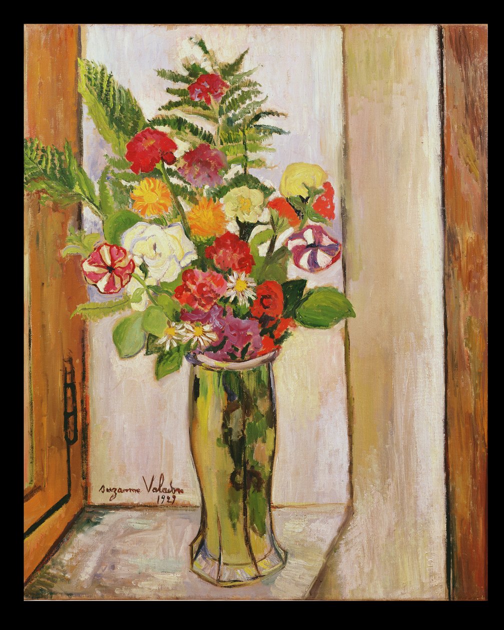 Blomster, 1929 af Marie Clementine (Suzanne) Valadon