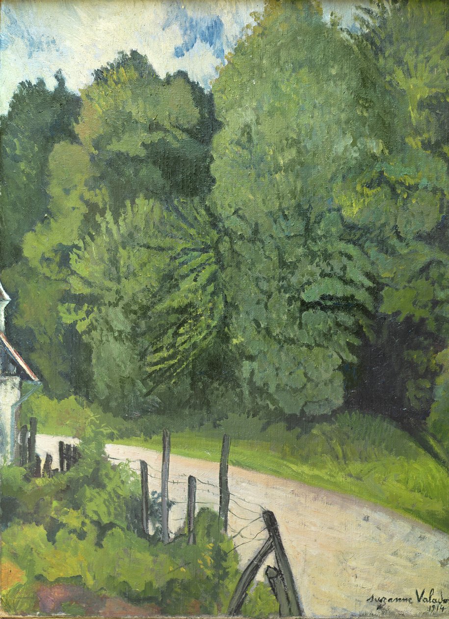 Vej i skoven, 1914 af Marie Clementine (Suzanne) Valadon