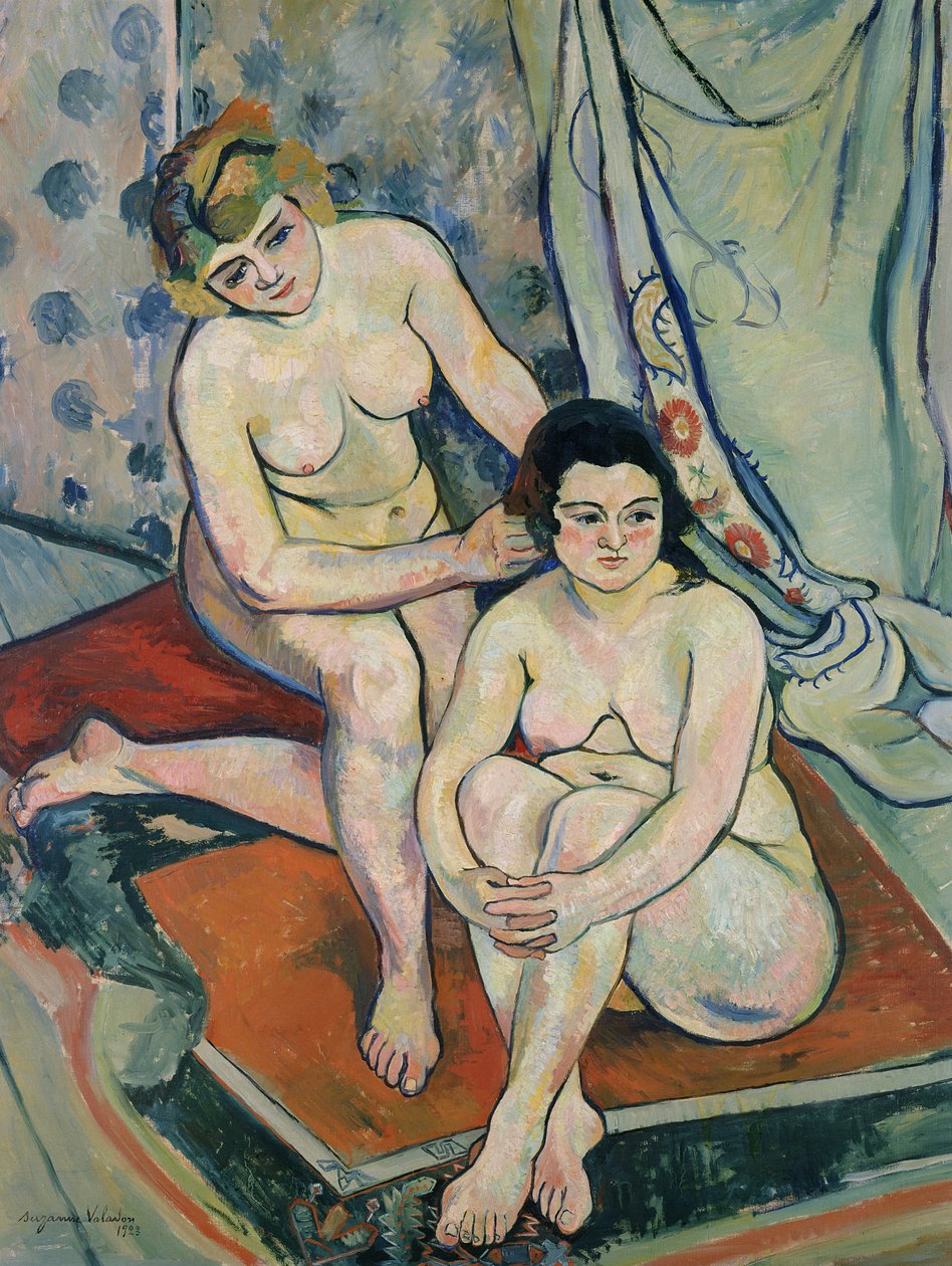 De to badende, 1923 af Marie Clementine (Suzanne) Valadon