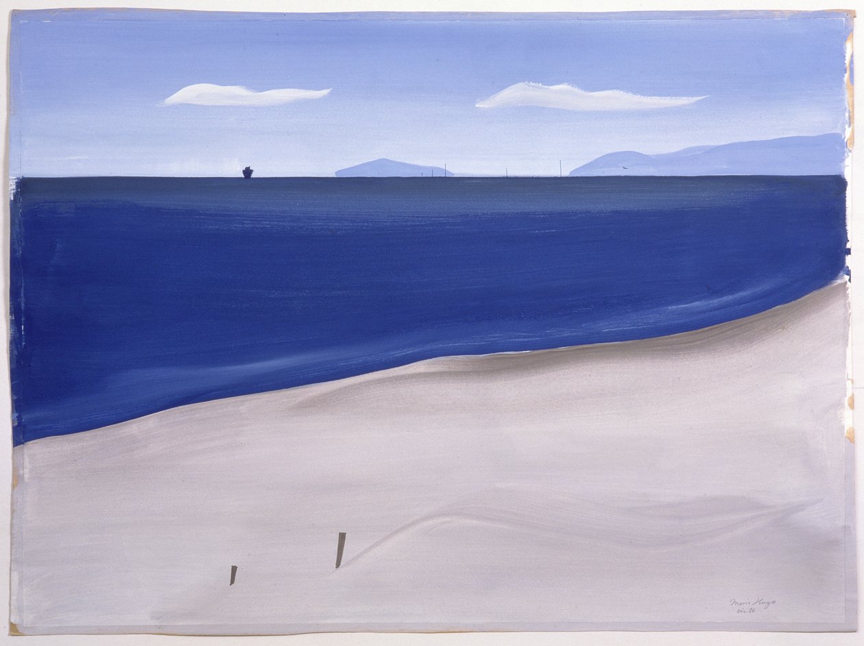 Carnon Beach, 1987 af Marie Hugo