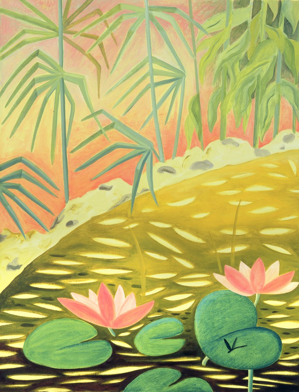 Water Lily Pond I, 1994 af Marie Hugo