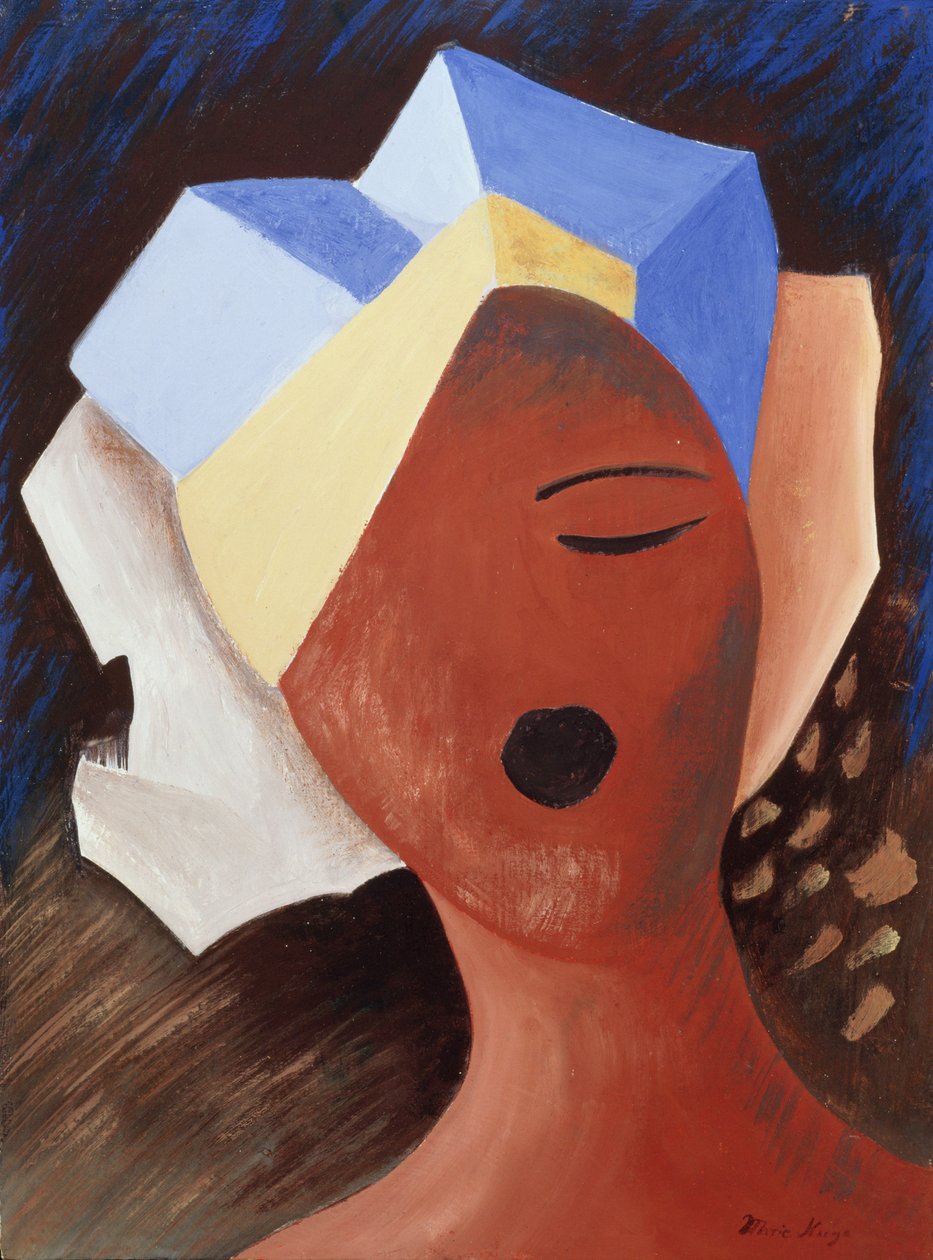 Zoe Chante I, 1993 (tempera på træ) af Marie Hugo