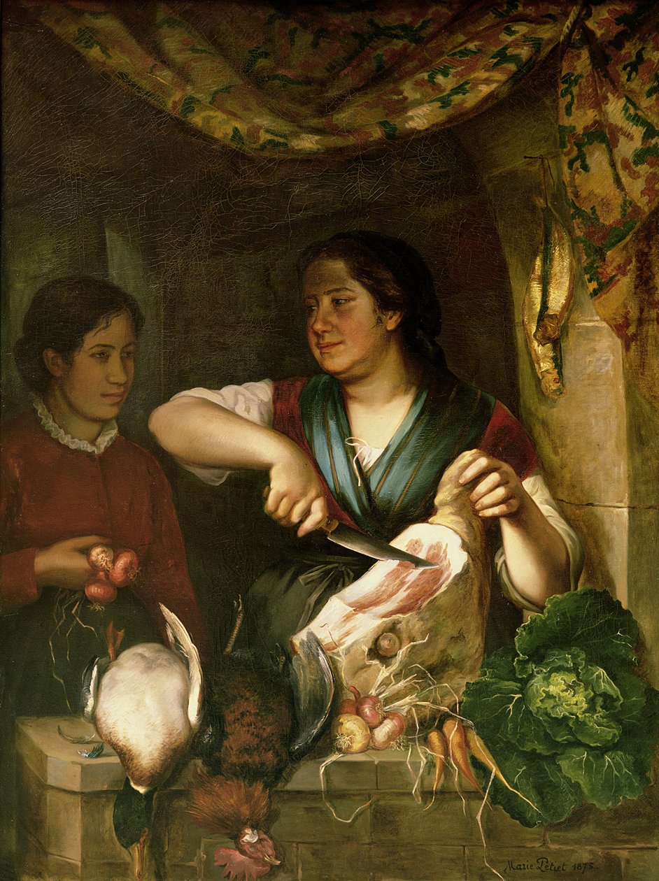 Handelskvinde, 1875 af Marie Petiet