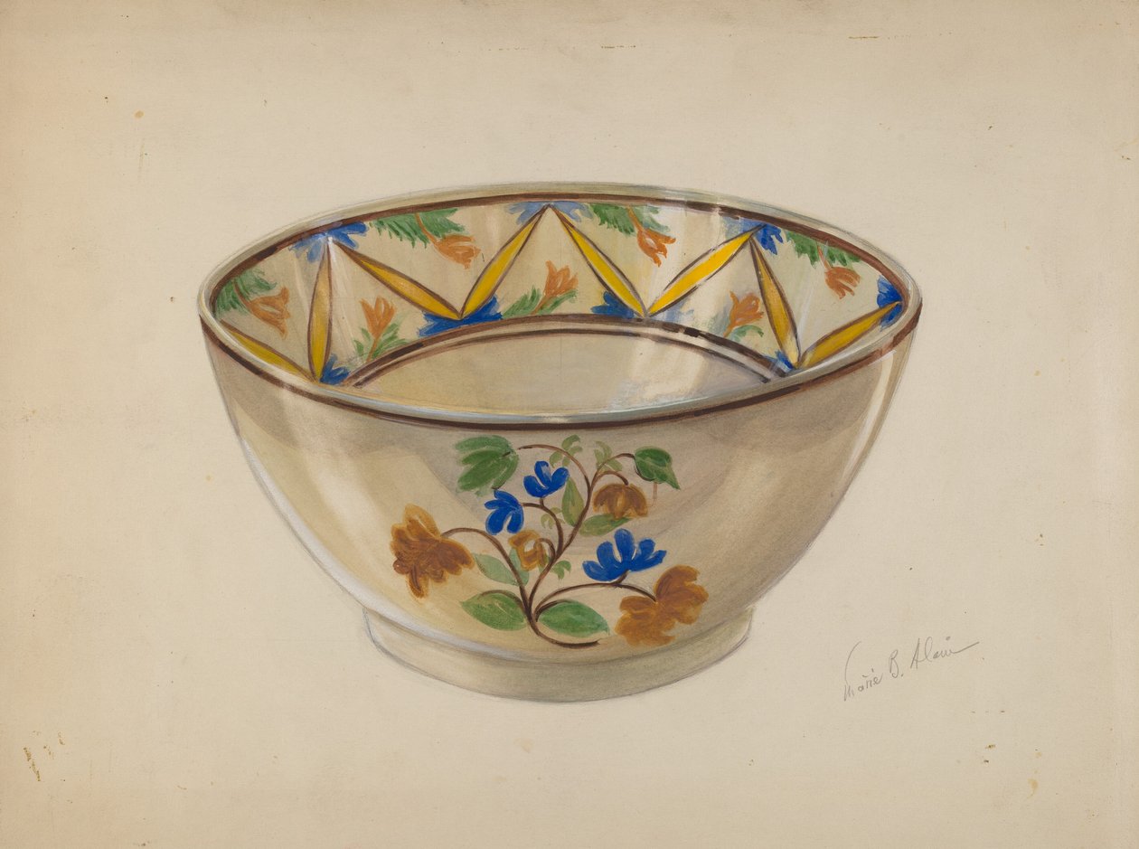 Skål, c. 1936. af Marie Alain
