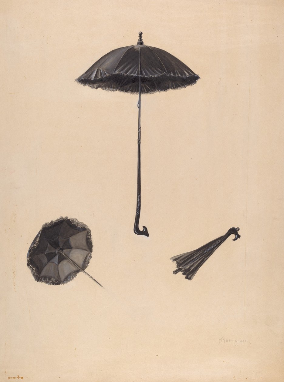 Parasol, ca. 1938. af Marie Alain