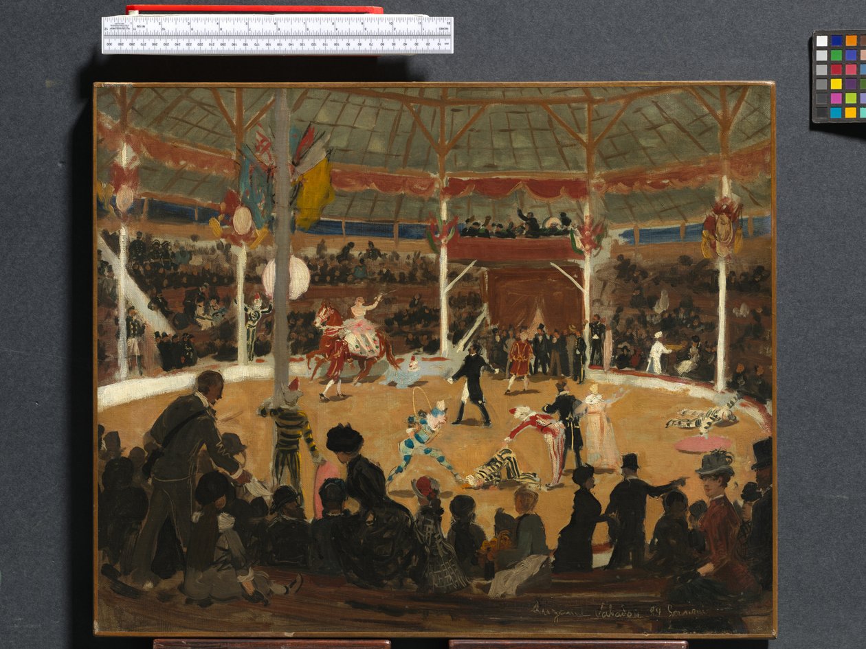 Cirkus, 1889 af Marie Clementine Valadon