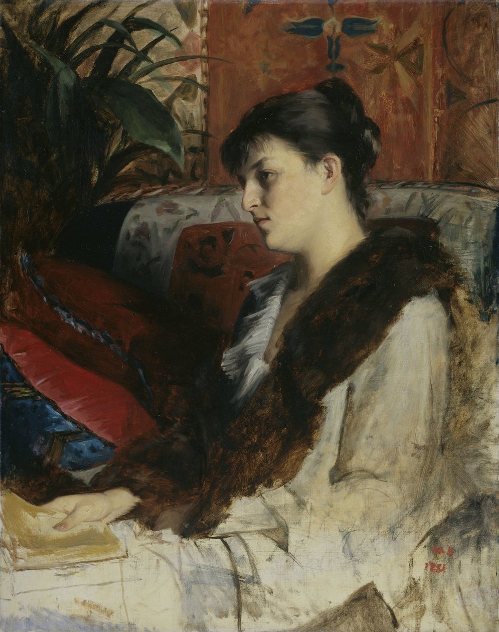 Kunstnerens Svigerinde af Marie Constantine Bashkirtseff