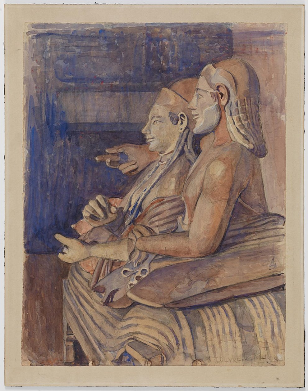 Etruskisk sarkofag i Louvre af Marie Henriques
