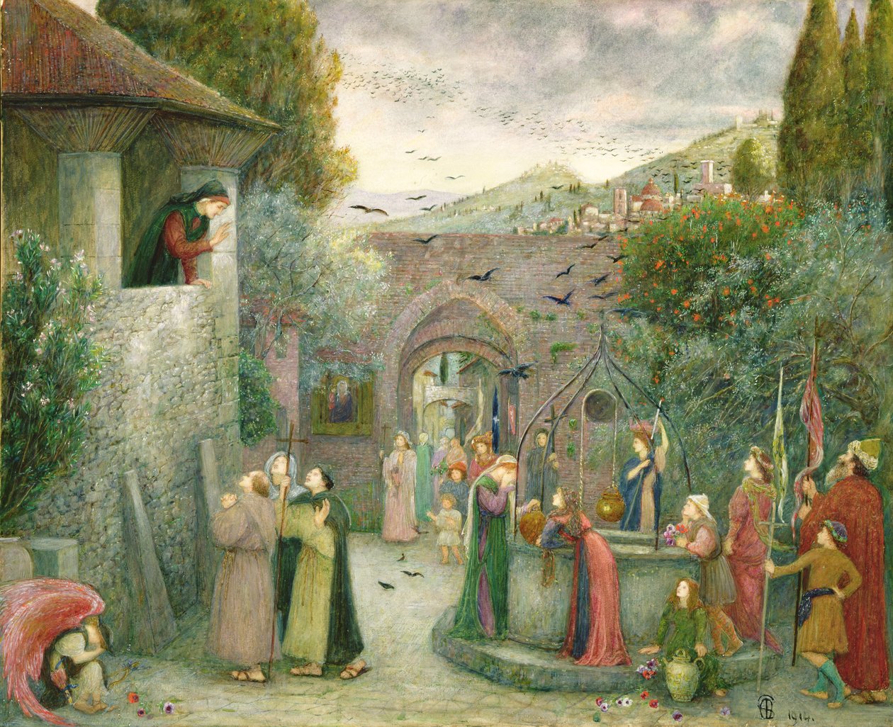 Pilgrimsfolket af Marie Spartali Stillman