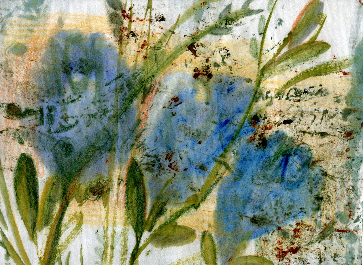Blå blomster af Marina Falco
