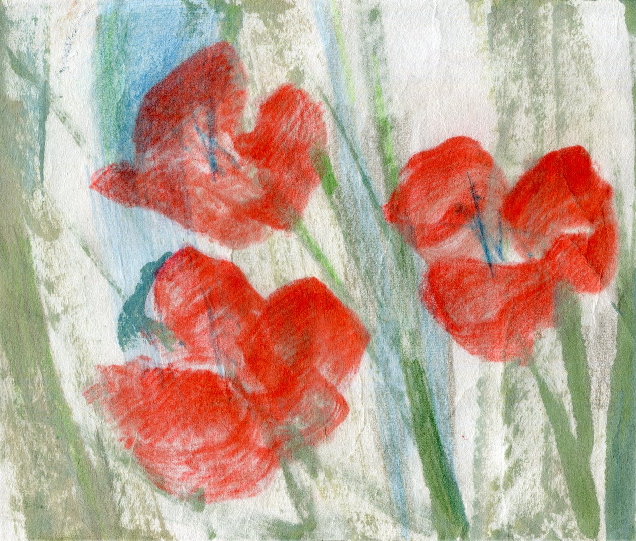 Røde blomster af Marina Falco