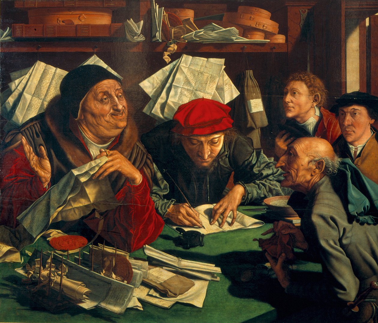 Advokatkontoret, 1545 af Marinus van Roejmerswaelen