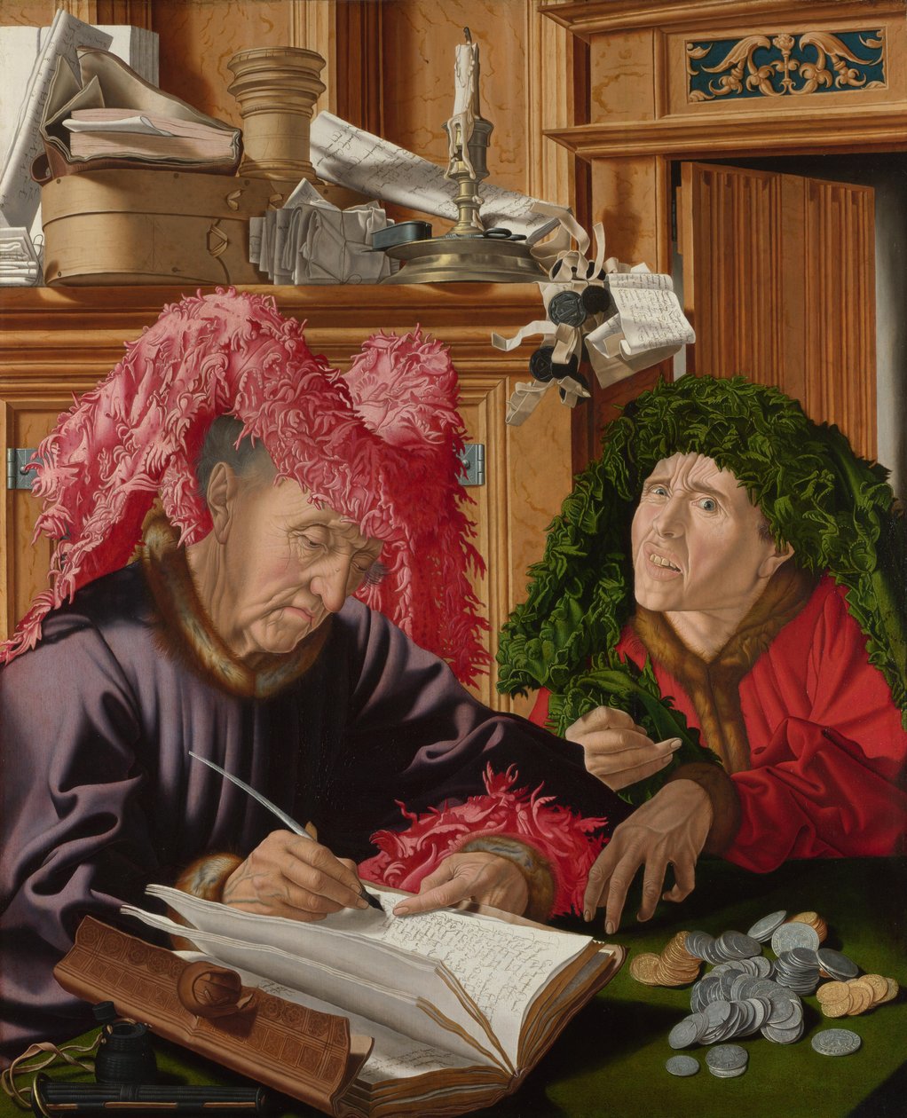 To skatteopkrævere, c.1540 af Marinus van Roejmerswaelen
