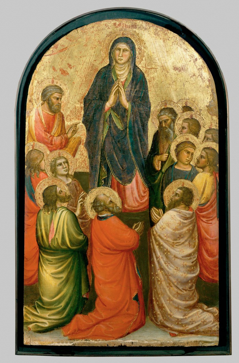 Pentecost (maleri på træ) af Mariotto Albertinelli
